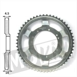 REAR SPROCKET PEUGEOT 94mm D14 11holes 56t