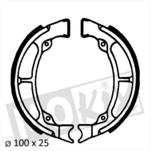 BRAKE SHOE SET HYOSUNG RUSH/SUZUKI TSX REAR