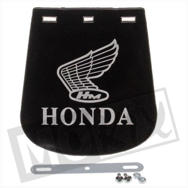 MUD GUARD HONDA 14x17 EMBLEM BLACK