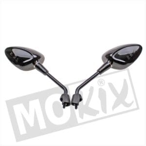 MIRROR PIA VESPA SPRINT 50-150 "14> BLACK SET