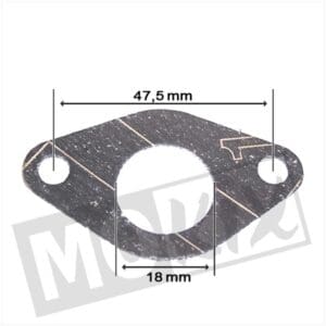 GASKET INLET HONDA MT/GY6 50cc 18mm (1)