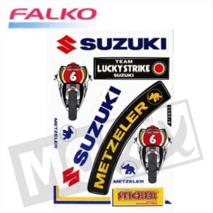 SPONSOR-KIT SUZUKI/METZELER 33x22