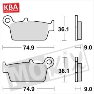 BRAKEPADS LUCAS STD KYMCO/HONDA KBA