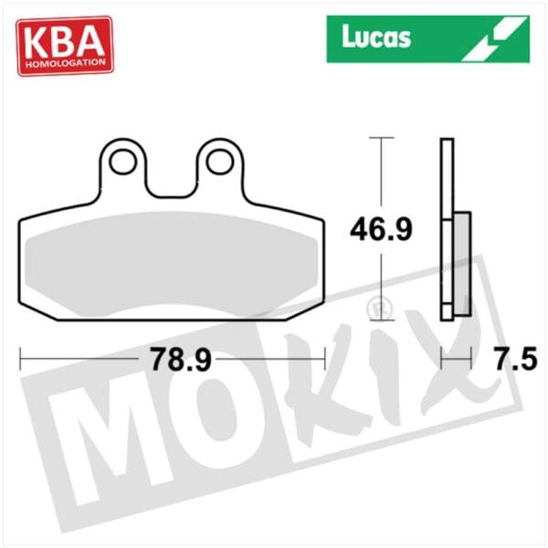 BRAKEPADS LUCAS STD APRILIA/KTM/HONDA KBA