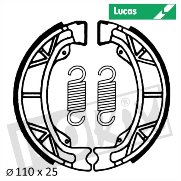 BRAKE SHOES LUCAS APRILIA/KTM/HONDA