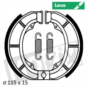 BRAKE SHOES LUCAS APRILIA