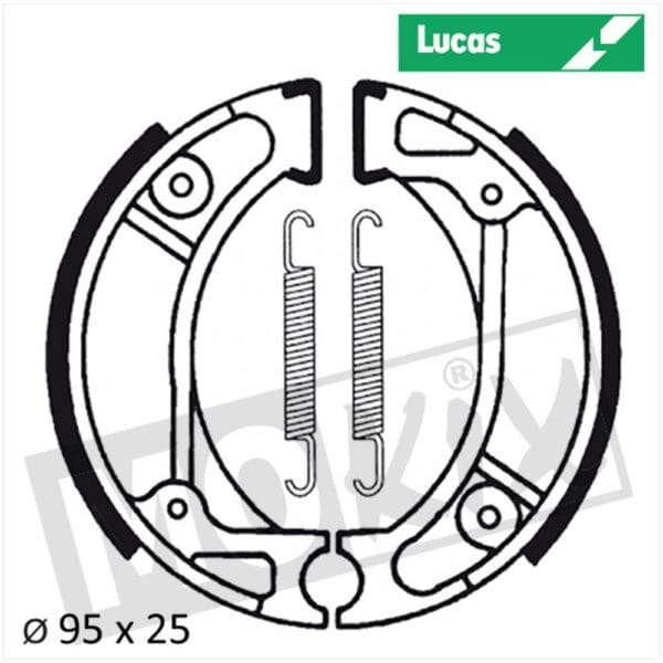 BRAKE SHOES LUCAS KYMCO/SYM MIO