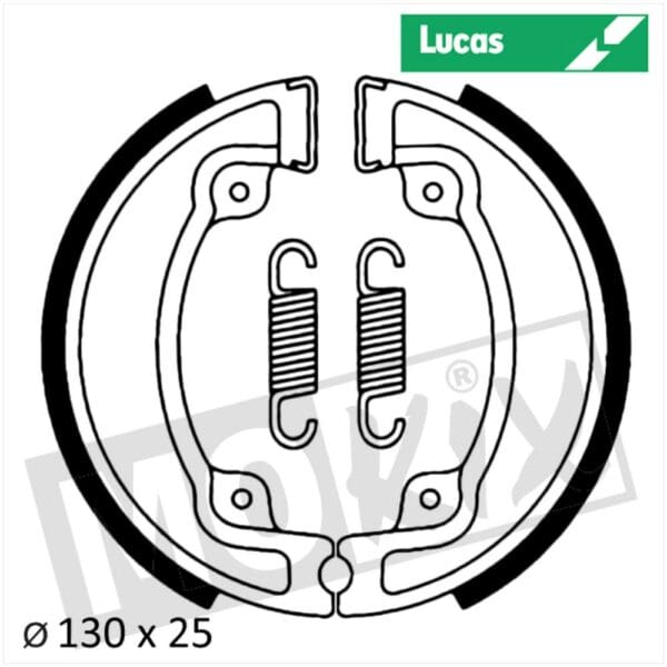 BRAKE SHOES LUCAS KYMCO