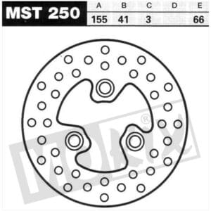 BRAKE DISC LUCAS AMICO BW'S 155x41x3 CE