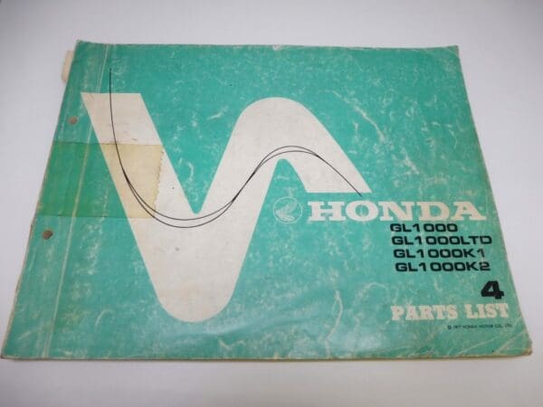 Honda - Used partbook GL1000 Ltd / K1 - GL1000 - Parts Book