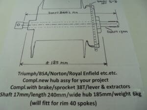 rear Triumph/Norton/BSA/Royal.Enfield etc.new - Triumph - Rear Brake