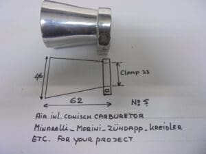 Minarelli - Inlet air conisch carb. Moped_1 - P3 - Carburetor