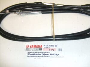 Yamaha - 47X-26260-00_1 - RD500 - Throttle Grip & Cable