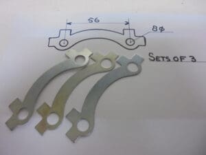 lock plate front/rear discs & rear sprockets_1 - TD3/TR3/TZ250 A/B/TZ350 A/B/TZ250 C/D/E/TZ350 C/D/E/TZ250 F/G/TZ350 F/G - Rear Wheel