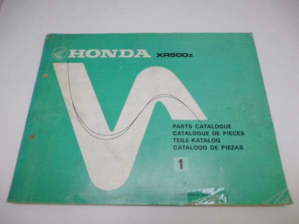 Honda - As new partbook Honda XR500 Z - XR500 - Parts Book