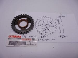 Yamaha - 5F7-17151-00 - TZ250 H/J en latere modellen - Transmission