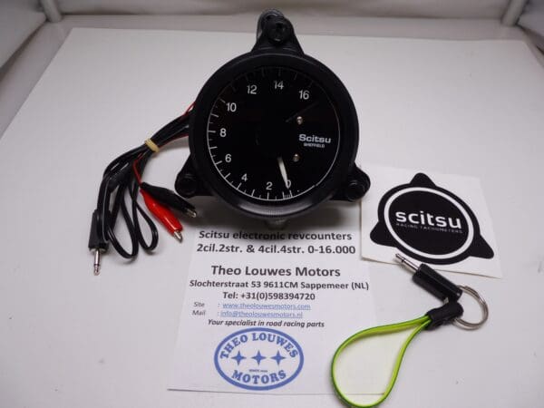 Yamaha - Tachometer Scitsu.2cil.2str & 4cil.4stroke 0-16.000 - TD2-3/TR2-3 and TZ125 modellen/TA125 - Tachometer