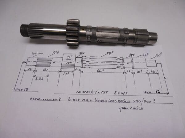 Honda - 23221-NX5-000 - RS250/RS500 - Transmission