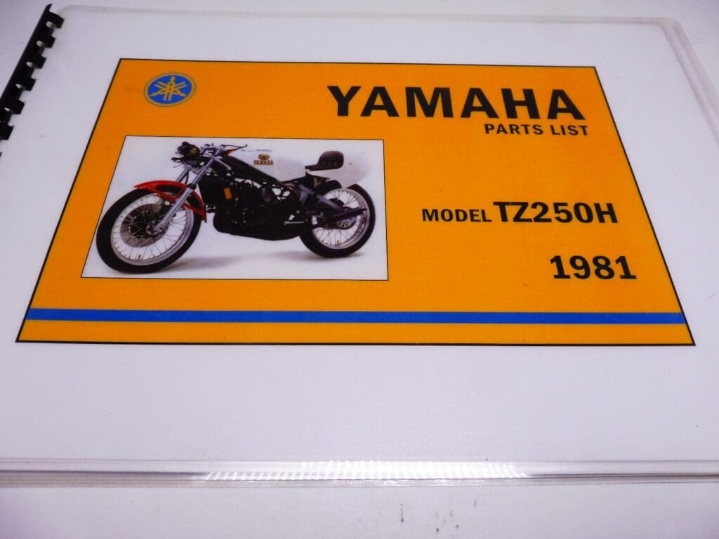 Yamaha - Partsbook Yamaha TZ250 H '81 racing new_1 - TZ250 H/J en latere modellen - Accesories