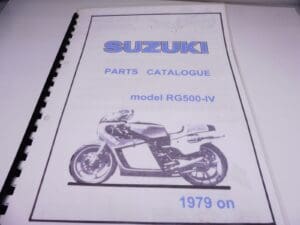 Suzuki - Partsbook Suzuki RG500-4 1980 racing - RG500 - Accesories