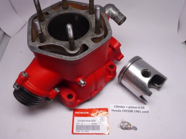 Honda - 12100-KA4-000- CR250 - Cylinder with new piston 67mm( fitt steel liner)