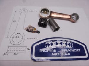 Franco Morini - 11.0015 - Morini automatic 50cc - Crankshaft see size