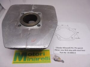 Minarelli - 19.0002.0_P4 -P6 Cylinder special