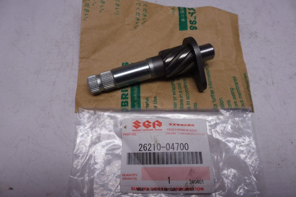 26210-04700 Shaft kickstart Suz.TS50XK moped new