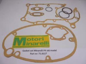 71.0611.7 Gasketset Minarelli P4 old model 1967-1972 new