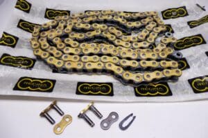 Chain road racing and motocross Regina 60 / 80 and 125cc 1/2x5/16(428) 130Links new Coulor gold