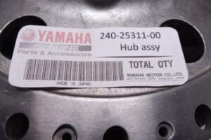 Yamaha 240-25311-00 TD3/TR2-3 and TZ250-350 A/B - Rear hub ass'y