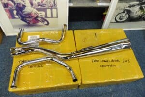 Honda Marshall exhaust 2 in 1 system CX500 _NEW