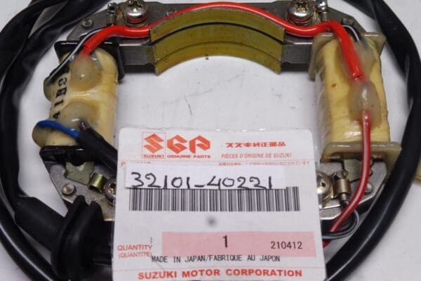 32101-40221 Stator ass'y Suzuki RM100 and RM125 '79 till '82 new