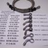 90774 Hose brake.clutch(rvs)racing lenght 40cm for many bikes new >see picture< also the banjo's