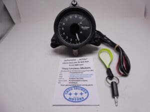 Tachometer Scitsu 2cil.2 stroke racing & 4cil.4stroke 0-10.000rpm Yam/Suz/Hon.etc new