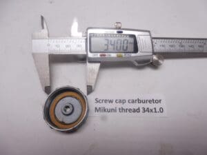 Mikuni screw cap carburetor thread 34x1.0