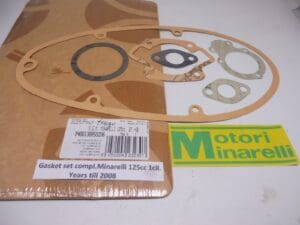 Gasketset compl.Minarelli 125cc 1 cil.2stroke till 2008 new