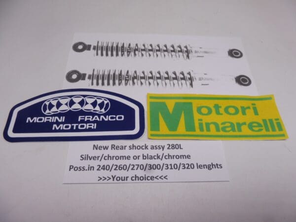 12.320.0 Absorber set rear 280L silver/chrome mini cross new