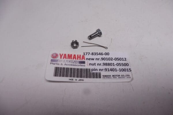 Yamaha - 177-83546-00/new nr.90102-05012-TA125/TD1-2-3/TR2-3/TZ250-350 A/B/C/D/E Bolt assy Tachometer