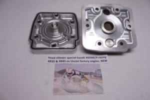 11111-15450/11112-15450 Head cil.special.Suz.4cil.500 racing XR45/35 spec.made new