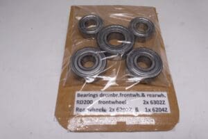 Wheel bearing set front and rearwh.Yamaha RD200 drumbr.1972 and later new