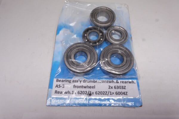 Wheel bearing set drumbr.frontwh.and rearwh.Yamaha AS-3 1973 and later