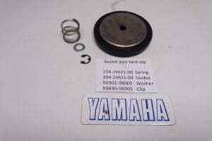 256-24621-00/294-24611-00/92901-08600/93430/06005 Yamaha TD-TR3 - TZ250-350 A/B/C/D/E/F/G -gasketset cap fuel Tank