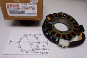 2GV-81410-20 Dynamo(stator) Yamaha XV535 '88 till '03 New