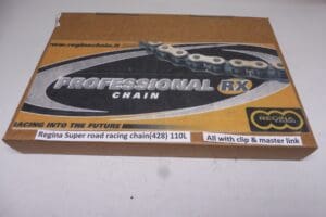 Regina Super road racing/motocross chain (428)1/2x5/16 110L compl.with clip and masterlink new