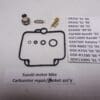 Carburetor repair/gasket ass'y Suzuki DR / GS / GSF / GSX-F / GSX-G / GSX-R Models see picture