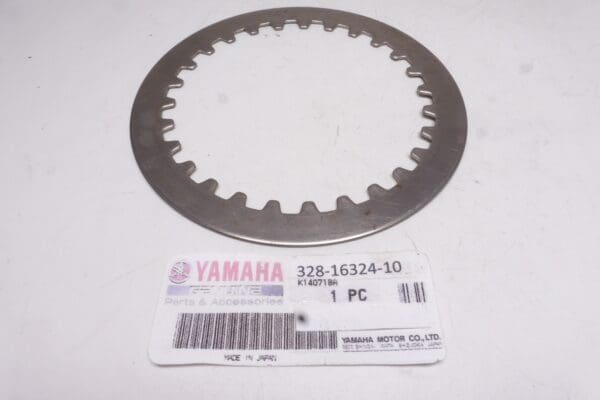 Yamaha - 328-16324-10 used but o.k.TD/TR3 and TZ250/350 A till G models - Clutch plate steel (thickness 1.9mm)