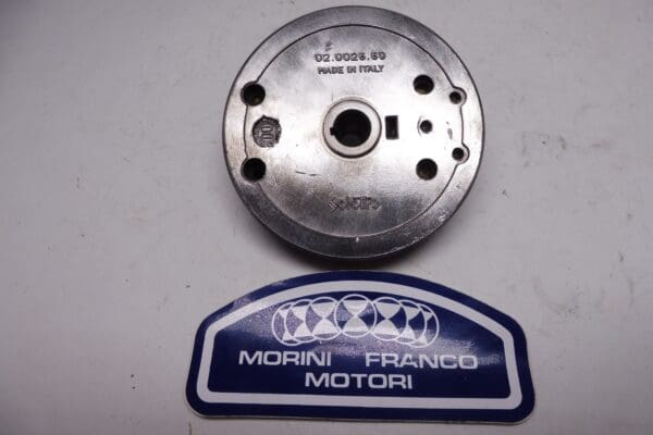 29.0106 Flywheel specfor coil outside.Morini Franco 50cc automatic engine S5N Used but perf.cond.