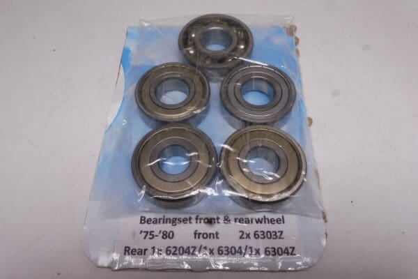 Yamaha  TZ250-350 C/D/E/F/G - Front and Rearwh.bearing set