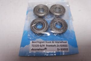 Wheelb bearing set front and rearwh.Yamaha TZ125 G/H 1979 / 1981 new